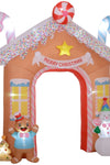 Christmas Inflatable Gingerbread House Archway